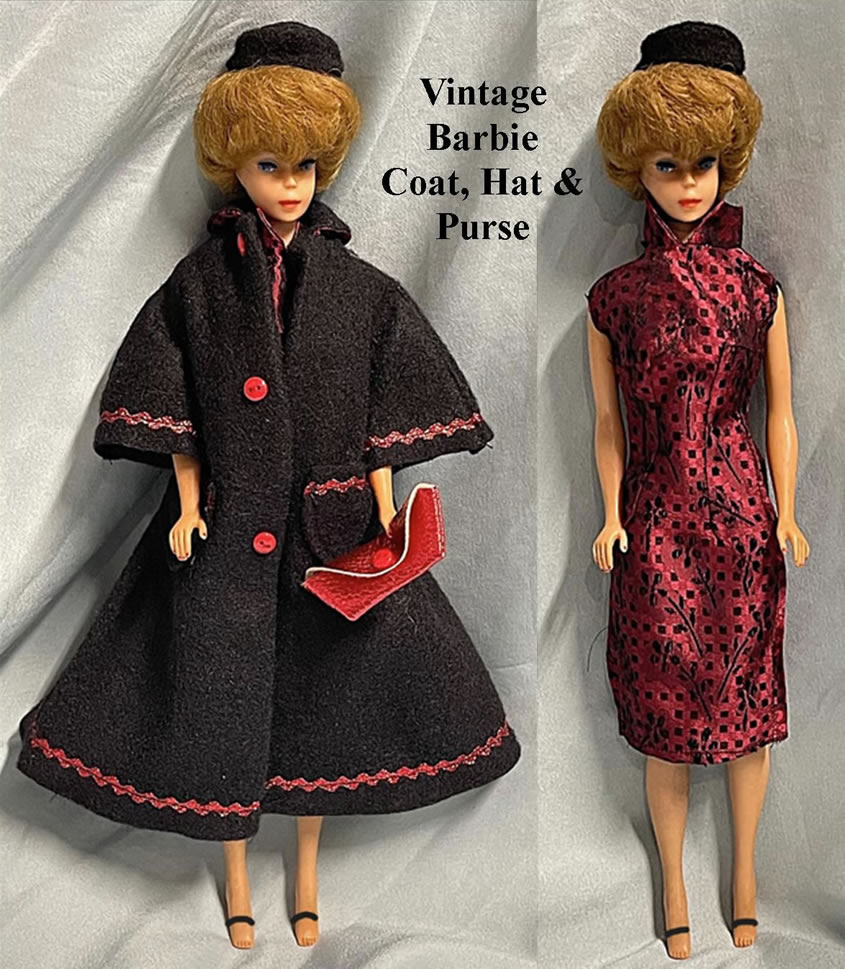 Vintage Barbie doll Dress, Coat, Hat & Purse Workshop - by Liisa Niemi &nbsp; • &nbsp; Wednesday, July 29th, 2:15 pm