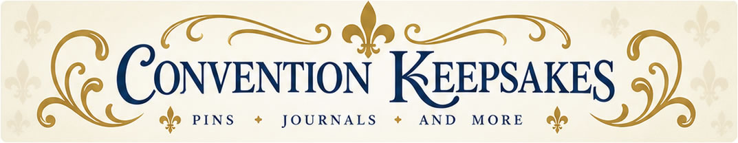 Convention Keepsakes — Pins, Journals and More