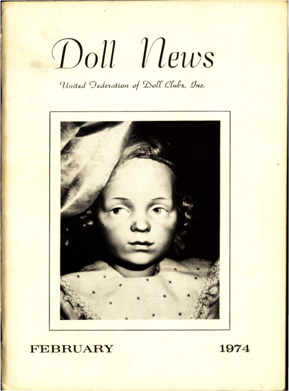 DOLL NEWS Magazine Spring 1974 Cover