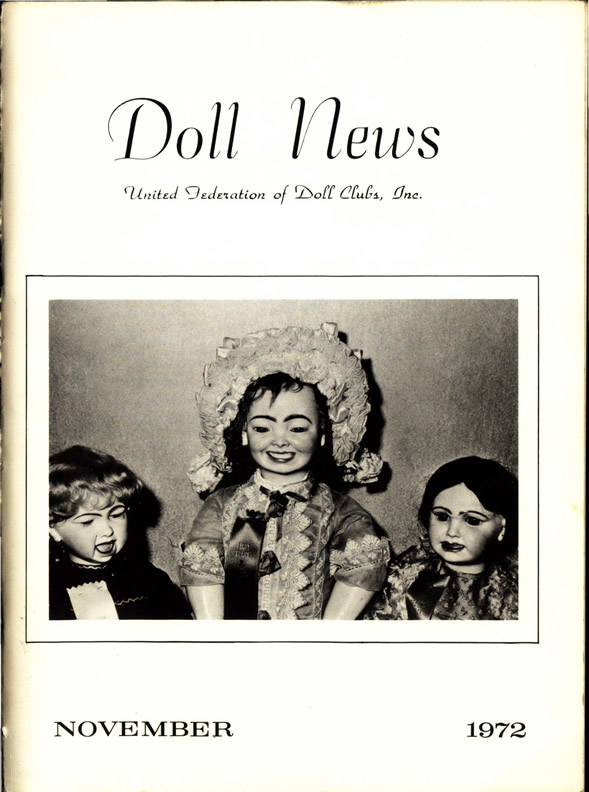 DOLL NEWS Magazine Winter 1972 Cover