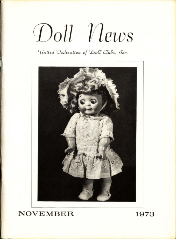 DOLL NEWS Magazine Winter 1973 Cover