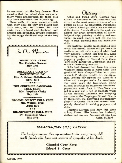 Fall 1974 Supplement