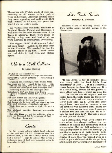 Spring 1974 Supplement