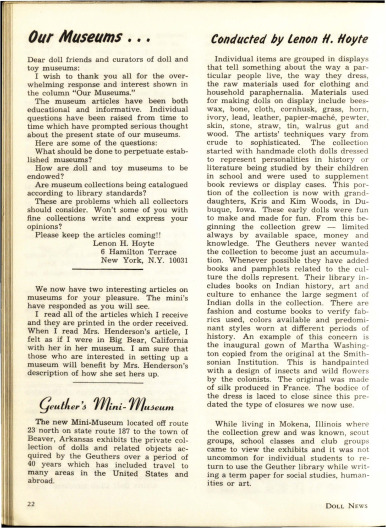 Winter 1974 Featured Article